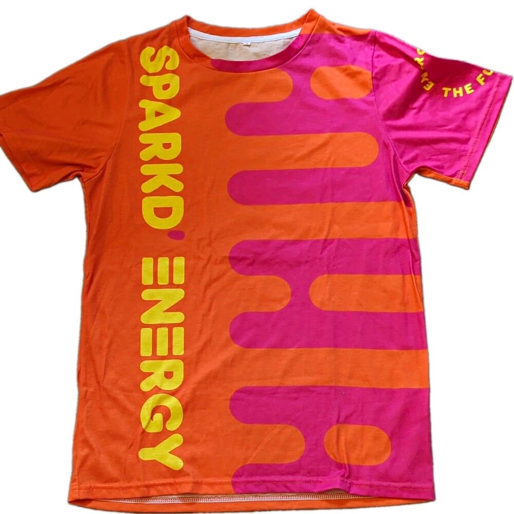 Dunkin' Promotional Crewneck T-Shirt 'Spark'd Energy by Dunkin' Size S